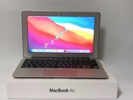 (2013) Apple 二手 MacBook Air A1465/Core i5/macOS Big Sur/office2019/內存 4GB/SSD 256GB/顯示器 11.6 英寸