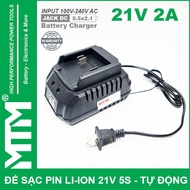 Makita Dekton Hukan M21 VF 18V 21V 2A automatic universal battery charger