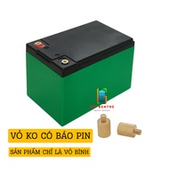 Vỏ bình chứa Pin 12V - 15Ah Kèm Cọc Bình Có Báo Pin