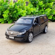 1:32 Buick GL8 MPV Alloy Miniature Car Diecast Metal Scale Model Car Sound&Light Children Toy Car Ve