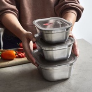 微波爐食物盒 (不銹鋼) 3件裝 (600ml / 900ml / 1200ml)