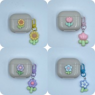 For GOOJODOQ J201 J206 Earphone Case Casing Casing Cute flower pattern