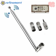 REFINEMENT FM Radio Antenna Replacement Parts Telescopic Home Amplifier TV Tuner