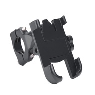 Phone Holder HP Alumunium Besi Stang Sepeda Motor Handlebar Full Metal Anti Slip