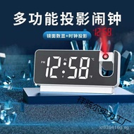 Projection Wall Modern Clock Bedside Simple LED Multifunctional Digital Clock Temperature Luminous S