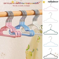 NAILSDECOR 10PCS Pet Hanger, Solid Color DIY Pet Clothes Hanger,  Metal Non-slip Display Rack Mini P