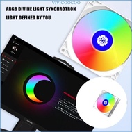 VIVI Quiet 90mm PC Case Fan with ARGB Syncing  Airflows ABS Construction