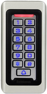 Retekess T-AC03 ควบคุมปุ่มกด RFID Keypad Access Control Stand-Alone Keypad 2000 ให้คะแนน Wiegand 26 