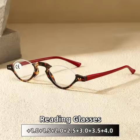 Vintage All-purpose Half - Frame Fashion Anti - Blue Reading Glasses Men's and Women's Senior Glasse
