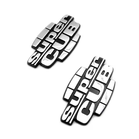 Motorcycle Fuel Gas Tank Supercub Emblem Badge Decoration Decal Sticker For Honda Super CUB C70 90 C