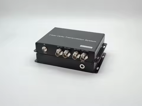 TV Station Studio SDI 4K over Fiber Extender 2 Channels 12G SDI Transceiver