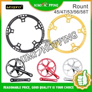 Litepro Ultralight Single Chainwheel 130BCD 45/47/53/56/58T A7075 Alloy Folding Bike BMX Chainring Bicycle Crankset Part