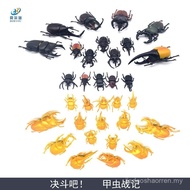 Free Shipping Oversized Beetle Model Toy Unicorn Big Beetle Simulation Insect Early Education Model 