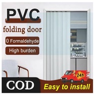 Sliding door accordion door PVC folding door indoor sliding door invisible sliding door kitchen partition door 0 formaldehyde PVC sliding door