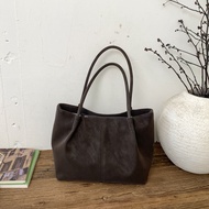 JIFANPAUL | Vintage Suede Tote Bag Large Capacity Commuter with Fringe