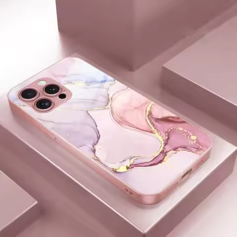 Creative Marble Pattern Phone Case For Oppo Reno14 Reno13 Reno11 Reno10 Reno8 Reno7 Reno6 F Z T Pro