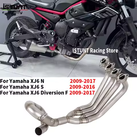 For YAMAHA XJ6 N XJ6 S XJ6 Diversion F 2009 - 2017 Motorcycle Exhaust System Front Link Pipe Connect