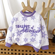 Children's Clothing T-Shirt Children's Autumn Sweatshirt 2024 Tie-Dye Boys Girls Pullover Trendy Clo