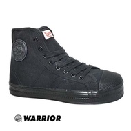 Warrior WB-8 Men' Women's High/Low Cut Black School/Takraw Sport Shoes Kasut Sekolah & Kasut Bola Se