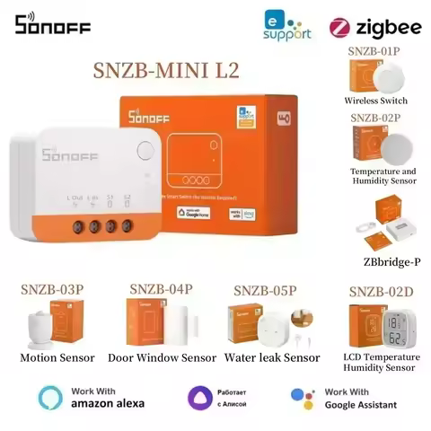 Sonoff Zbmini L2 Sonoff Zigbee Bridge Zigbee Zbminil2 Sonoff Bridge SNZB-02D SNZB-02p SNZB-04P SNZB-