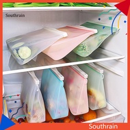 Food Storage Bag Leak-proof Easy Seal Silica Gel Vegetable Fruit Freezer Gallon Bag for Home