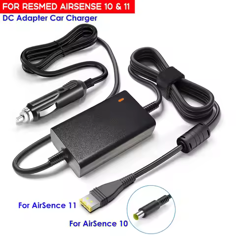 For Resmed AirSense 10/11 DC Converter, DC Adapter 12V-24V Car Charger for Airsense 11/10 Power Supp