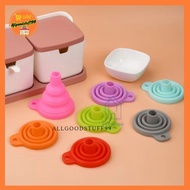 Portable Folding Silicone Funnel 3 Pcs Silicone Water Funnel Multipurpose Oil Funnel Silicone Funnel