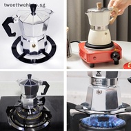 TW 1Pcs Iron Gas Stove Cooker Plate Coffee Moka Pot Stand Reducer Ring Holder SG