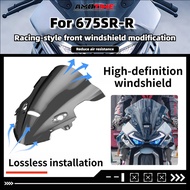 Suitable for CFMOTO 675SR modification of competitive windshield special modification accessories