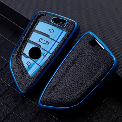 TPU Car Key Case for BMW 216i F46 X1 X2 X3 X5 X6 GT 2 5 6 7 Series 3 4 Buttons Smart Keyless Remote 