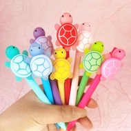 2026 New Style Cute Turtle Ballpoint Pen Push Type Oil Ballpoint Pen Creative Student Funny Funny In