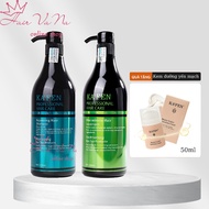 bag green KAFEN conditioner shampoo 800ml restores dry, damaged hair, cares for shiny, elastic hair
