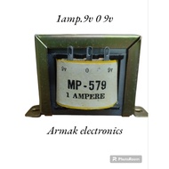 transformer 1amp.9v 0 9v/matchbacs Philippines