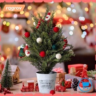 [rqgrov] Small Artificial Cypress Christmas Tree Shelf Wedding Artificial Potted Tree
