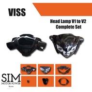 Y15ZR V1 Head Lamp SET Convert V2 YAMAHA Y15 LAMPU DEPAN HEADLIGHT LIGHT METER COVER HANDLE UPPER MO