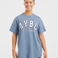 AYBL Loose Short Sleeve Strength Training Sports T-Shirt for Men and Women