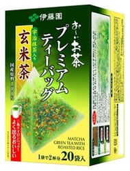 Oi Ocha/伊藤園茶系列優質茶包：糙米茶配宇治抹茶（20 包）