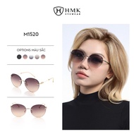 HMK Eyewear Fashion Rimless Sunglasses Trendy Luxury Cat Eye Shape Anti-UV - M1520