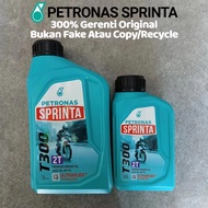 1L / 0.5L PETRONAS SPRINTA OIL T300 2T 300% GERENTI ORIGINAL BUKAN FAKE ATAU COPY RECYCLE PREMIUM EN