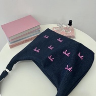 Denim hobo bag Tas coquette bag