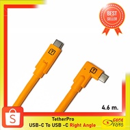 Tether Tools CUC15RT TetherPro USB-C To USB -C Right Angle 4.6 Meters Long TetherTools CUC15RT-ORG
