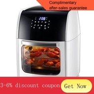 YQ5 10L Air Fryer Multi-function Oven Electric Stove Oil-free Electric Fryer Food Dryer LED Digital Touch Screen Inducti