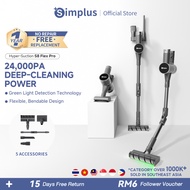 Simplus Vacuum Cleaner 24000Pa Household Cordless Bendable Design6 Suction Settings LED Touchscreen 