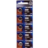 Renata Watch Batteries 390 SR1130SW(5 Batteries) by Renata