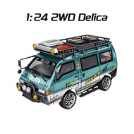 Rc Car 1/24 Full Scale Delica Van Drift Remote Control Car Toy 50-Minute Runtime Off-Road Toy Vehicl
