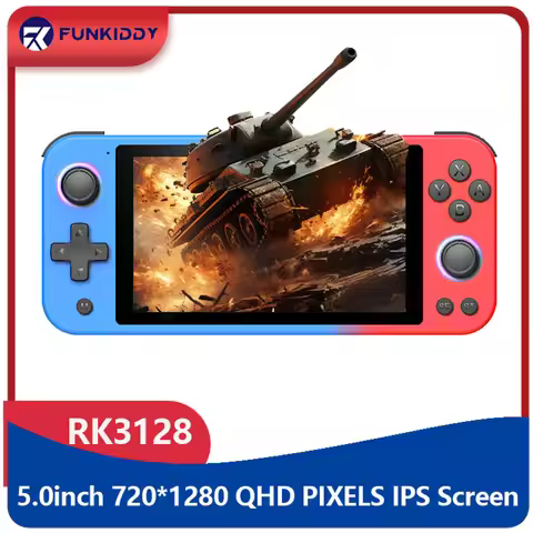 NEW R50S Handheld Game Console RK3128 ARM Cortex-A7 Quad-core 64 Bit Built-in 128G 20000+ Games 5.0 