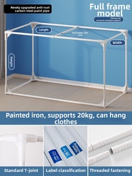 No-assembly Required Bed Frame Student Dormitory Mosquito Net Room Upper And Lower Bunk Thickened Pa