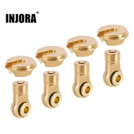 INJORA 6e 4PCS Lower Spring Retainer Shock Rod End para sa 1/18 RC Crawler TRX4M Upgrade (4M-65