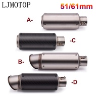 51mm 61mm motorcycle with DB killer exhaust pipe Exhaust Pipe Muffler For Yamaha VMAX 1700 VMAX IG8