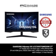 SAMSUNG Odyssey G5 VA Panel Curve Gaming Monitor (27"/144Hz) LC27G55